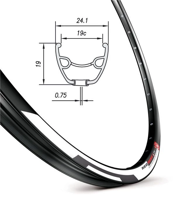 Обод Mach1 NEO DISC 26"  32 отв. для диск. торм, черный, AV, 450g, 370501