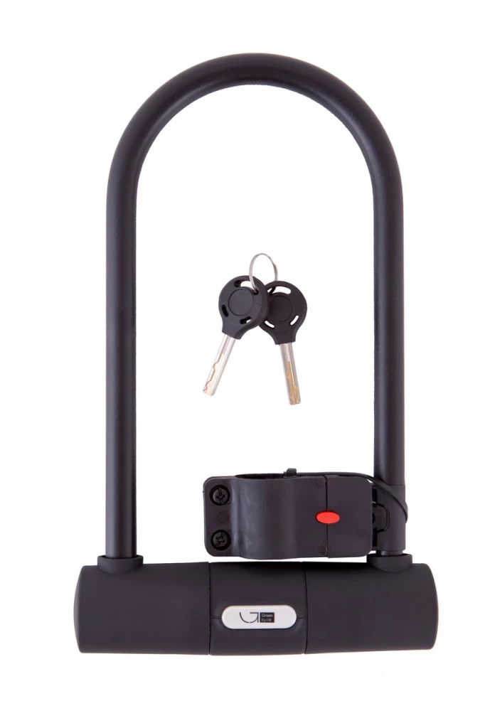 Замок Green Cycle U-lock на ключе GLK-468 черный, LCK-32-64