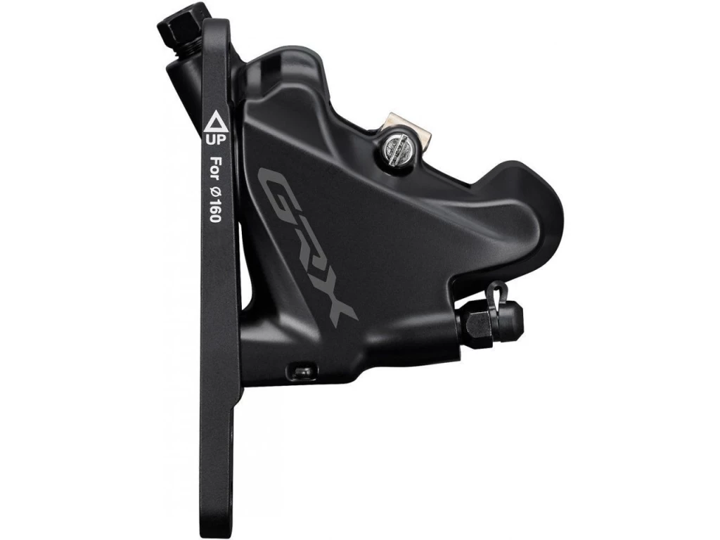 Тормоз гидравлический дисковый SHIMANO GRX RX400 переднее 2-скоростей (левая торм.ручка/Шифтер ST-RX400 калипер, гидролиния 1000мм), RX400DLF6SC100A