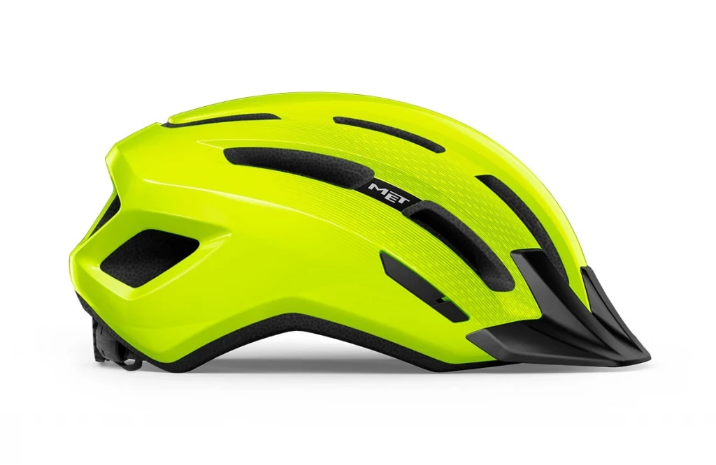 Шлем MET Downtown CE Fluo Yellow | Glossy