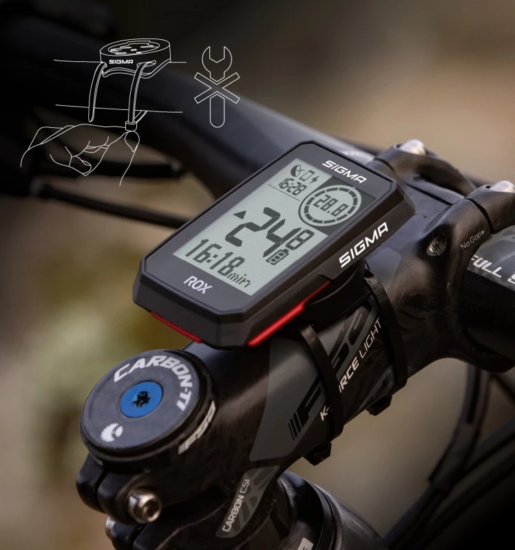 Велокомпьютер Sigma Sport ROX 2.0 Black, SD01050