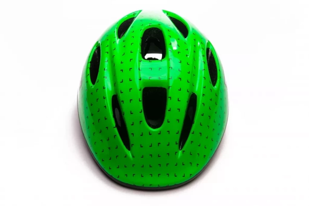 Шлем детский Green Cycle FLASH зелено-черный лак