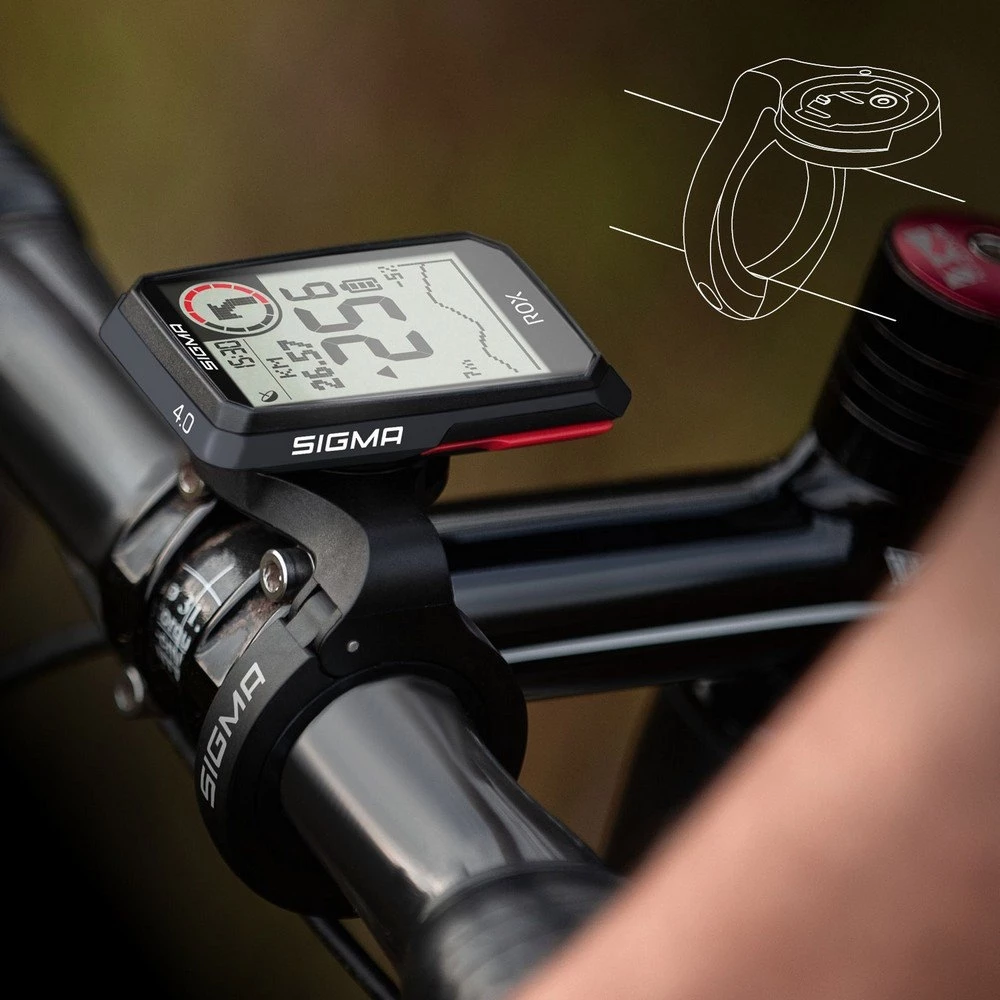 Велокомпьютер Sigma Sport ROX 4.0 HR Set Black (SD01062)