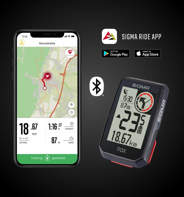 Велокомпьютер Sigma Sport ROX 2.0 Top Mount Black, SD01052
