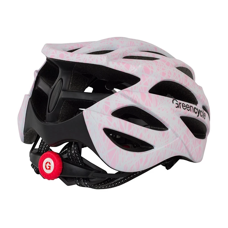 Шлем Green Cycle Alleycat размер 54-58см серо-розовый, HEL-03-82