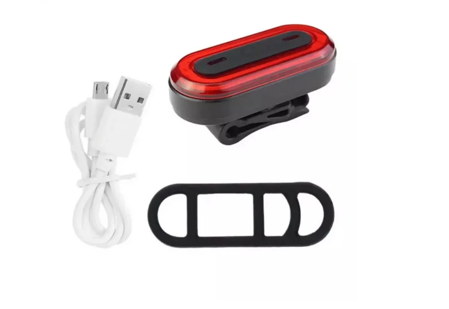 Мигалка задняя Green Cycle GLT-202 COB LED, 50 Люмен; 6 режимов, LTS-71-43