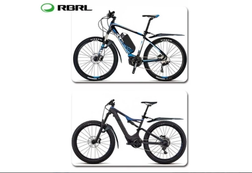 Крылья 24-29" RBRL RL-990F/R быстросъемные (креп. на штаны вилки и подседел.), MUD-415