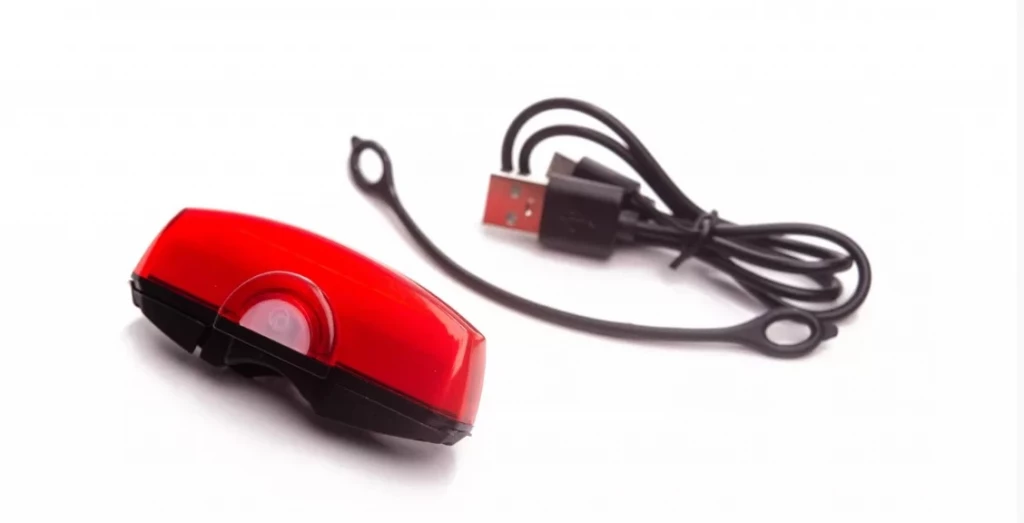 Мигалка задняя Green Cycle GLT-201 COB LED; 6 режимов, LTS-07-39