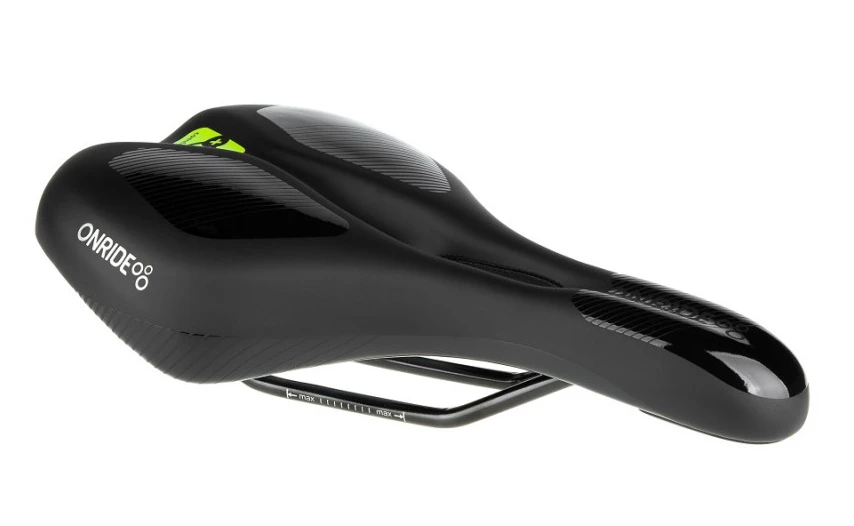 Седло ONRIDE Puffin Comfort Plus стальные рамки черный 281х172мм, 6936116100010