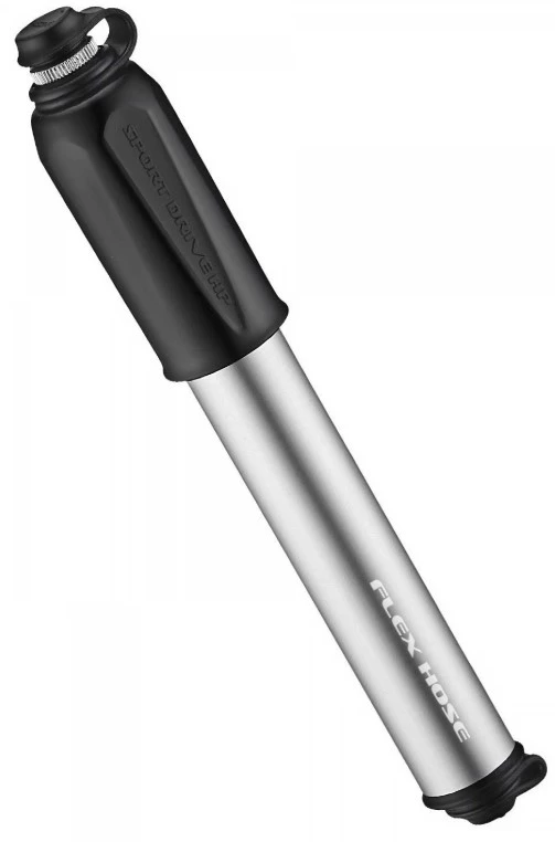 Насос Lezyne SPORT DRIVE HP - S 120psi (8.3 bar) Flex Hose  серебристый 4712805978090