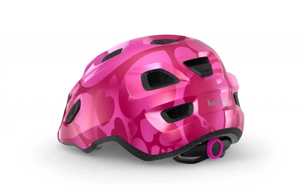 Шлем детский MET HOORAY pink hearts glossy, 3HM 144 CE00 XS PH1