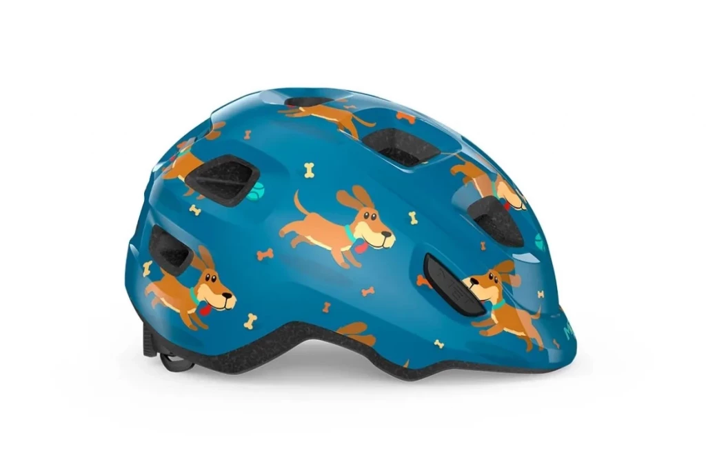 Шлем детский MET HOORAY (MIPS) blue teckel glossy