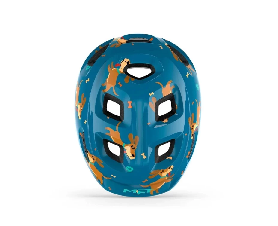 Шлем детский MET HOORAY (MIPS) blue teckel glossy