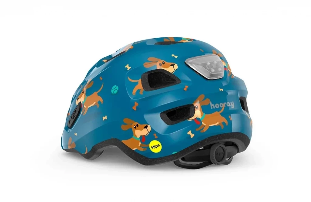 Шлем детский MET HOORAY (MIPS) blue teckel glossy