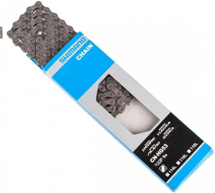 Цепь Shimano Deore CN-HG53, 114 линков, 9-скор., ECNHG53C114I