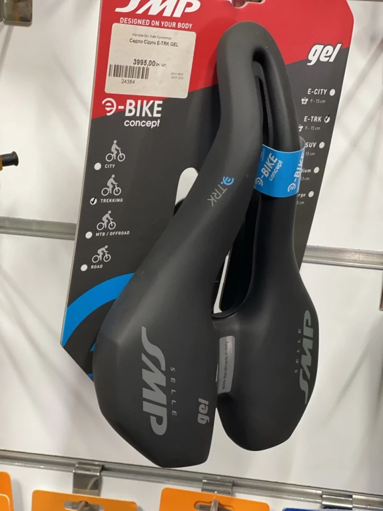 Седло Selle SMP E-TRK GEL черный