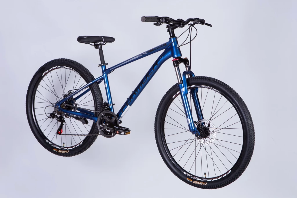 Велосипед AL 27.5" Formula MOTION DD FR рама-16" сине-черный 2025, OPS-FR-27.5-252